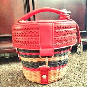 Urban Outfitters Bicycle Basket Handbag